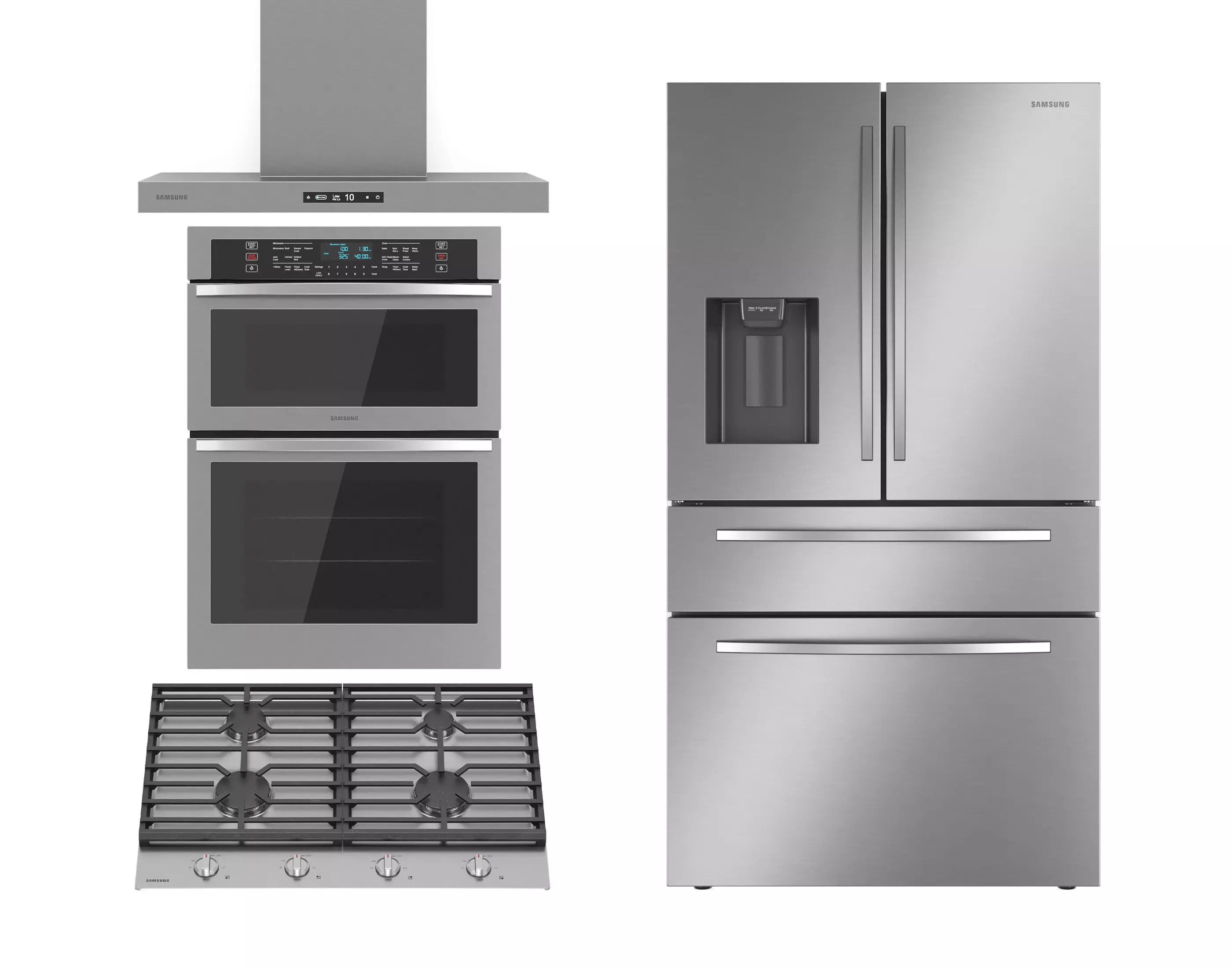 SAMSUNG kitchen appliance collection 3D model_0