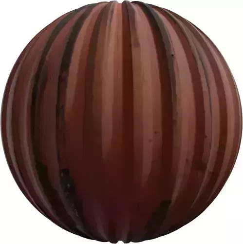 Rust Streaked Corrugated Container