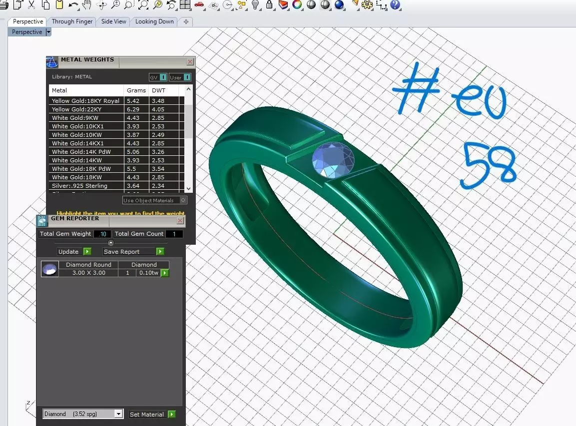ZA001A MENRING 3D print model_8