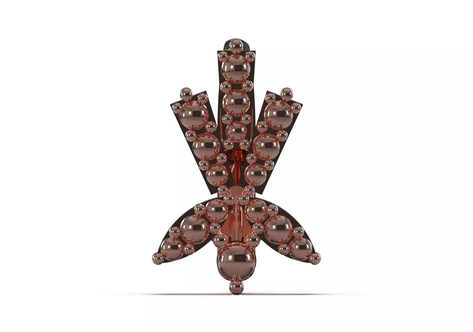 Chain Pop Link  Linear Shine  Secure Connection stl gl0035 3D print model_10