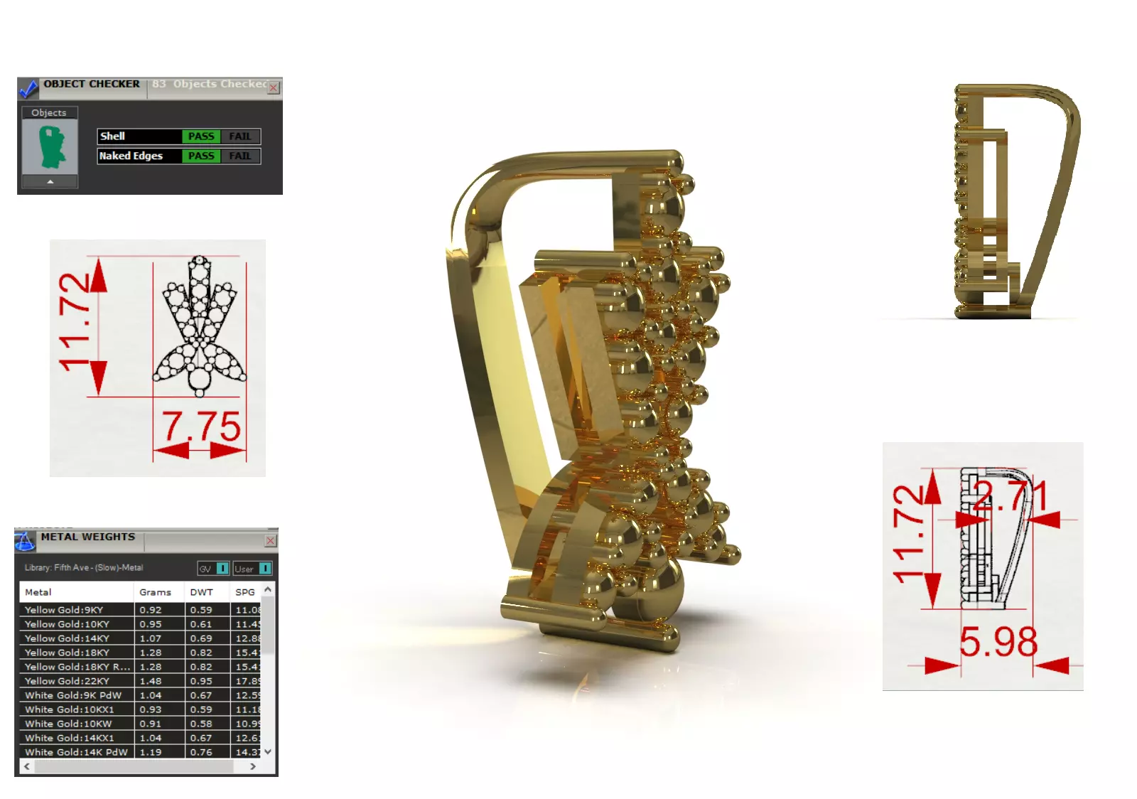 Chain Pop Link  Linear Shine  Secure Connection stl gl0035 3D print model_0