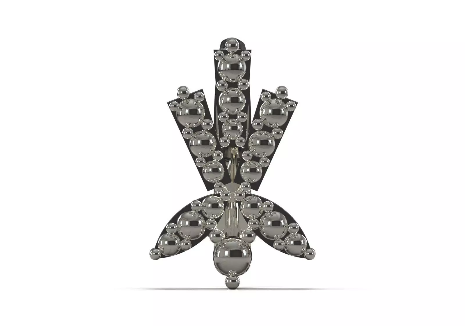 Chain Pop Link  Linear Shine  Secure Connection stl gl0035 3D print model_9