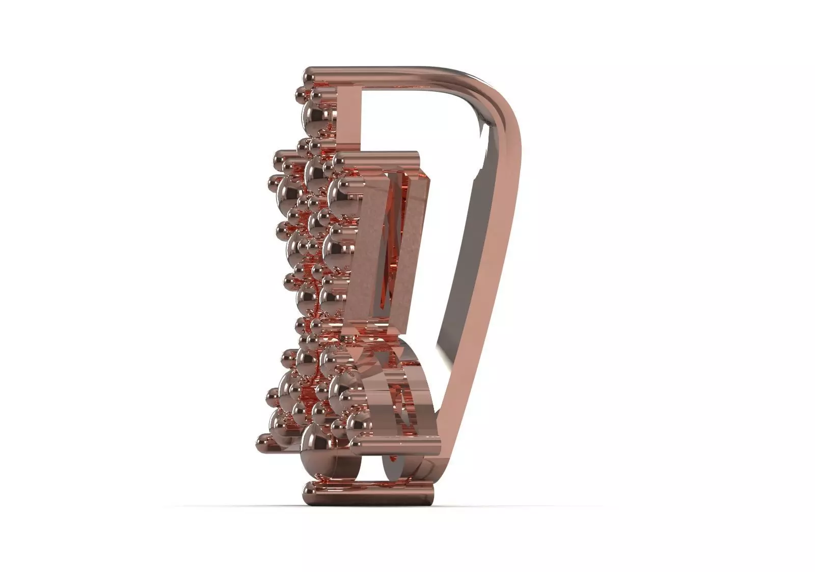 Chain Pop Link  Linear Shine  Secure Connection stl gl0035 3D print model_11