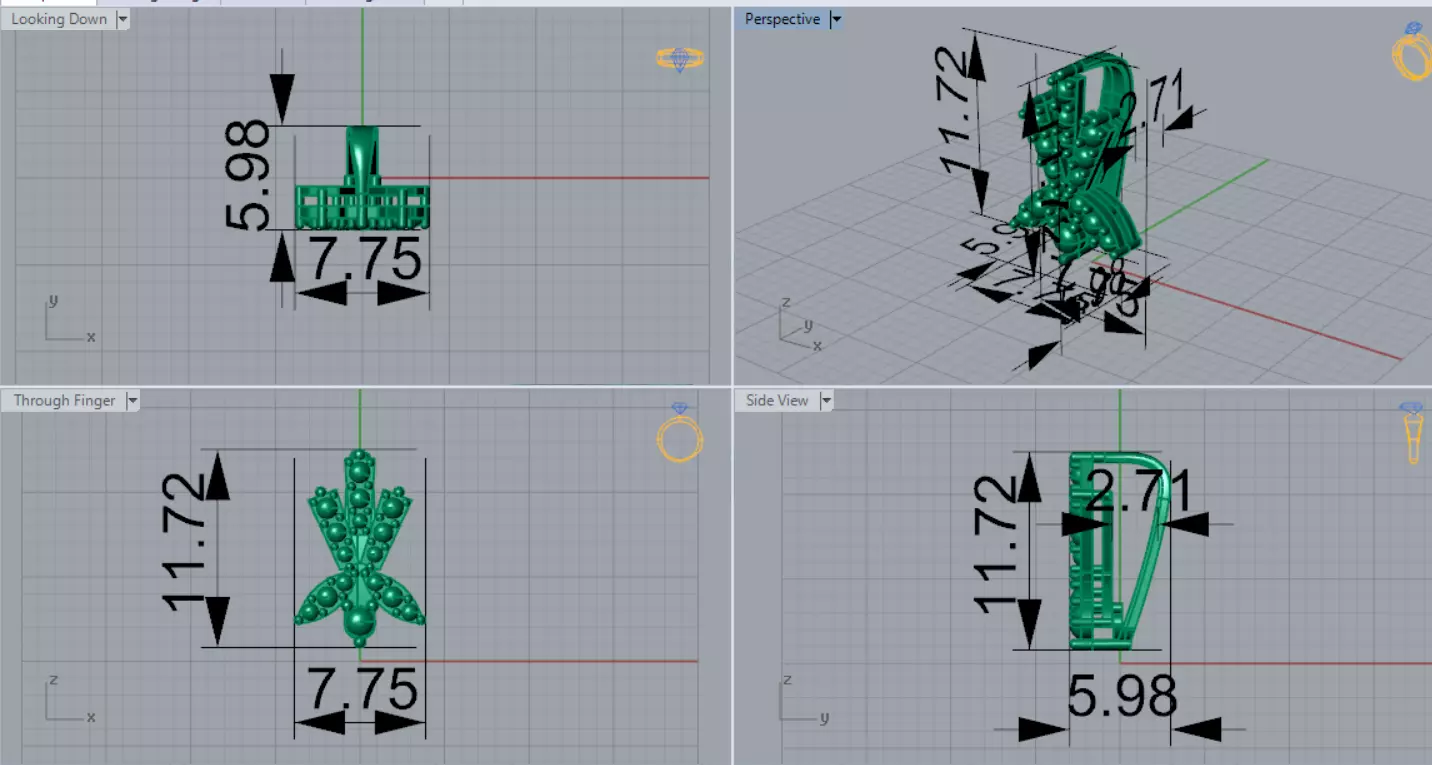 Chain Pop Link  Linear Shine  Secure Connection stl gl0035 3D print model_8