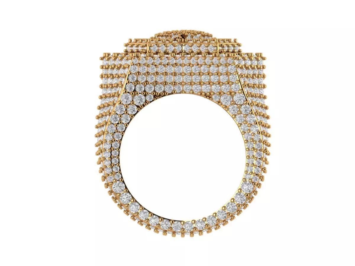 Star Ring 3D print model_5