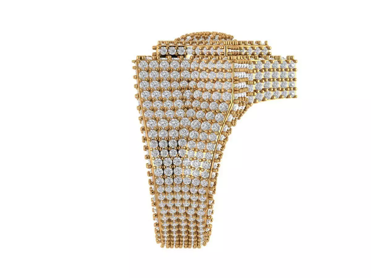 Star Ring 3D print model_1