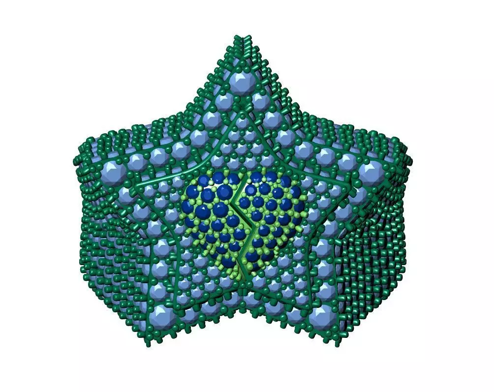 Star Ring 3D print model_11