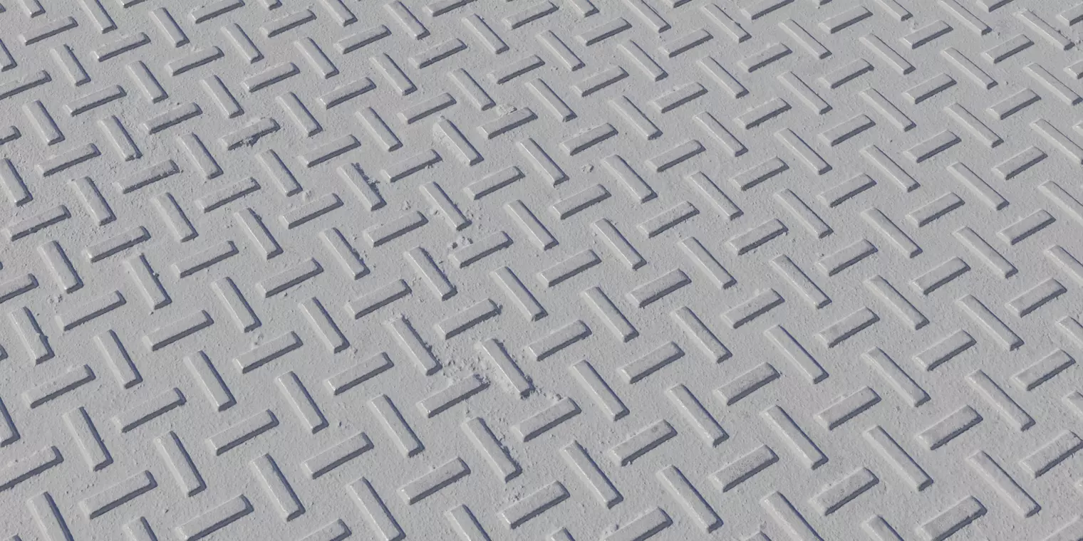 Raised Herringbone Tread Steel  Texture_2