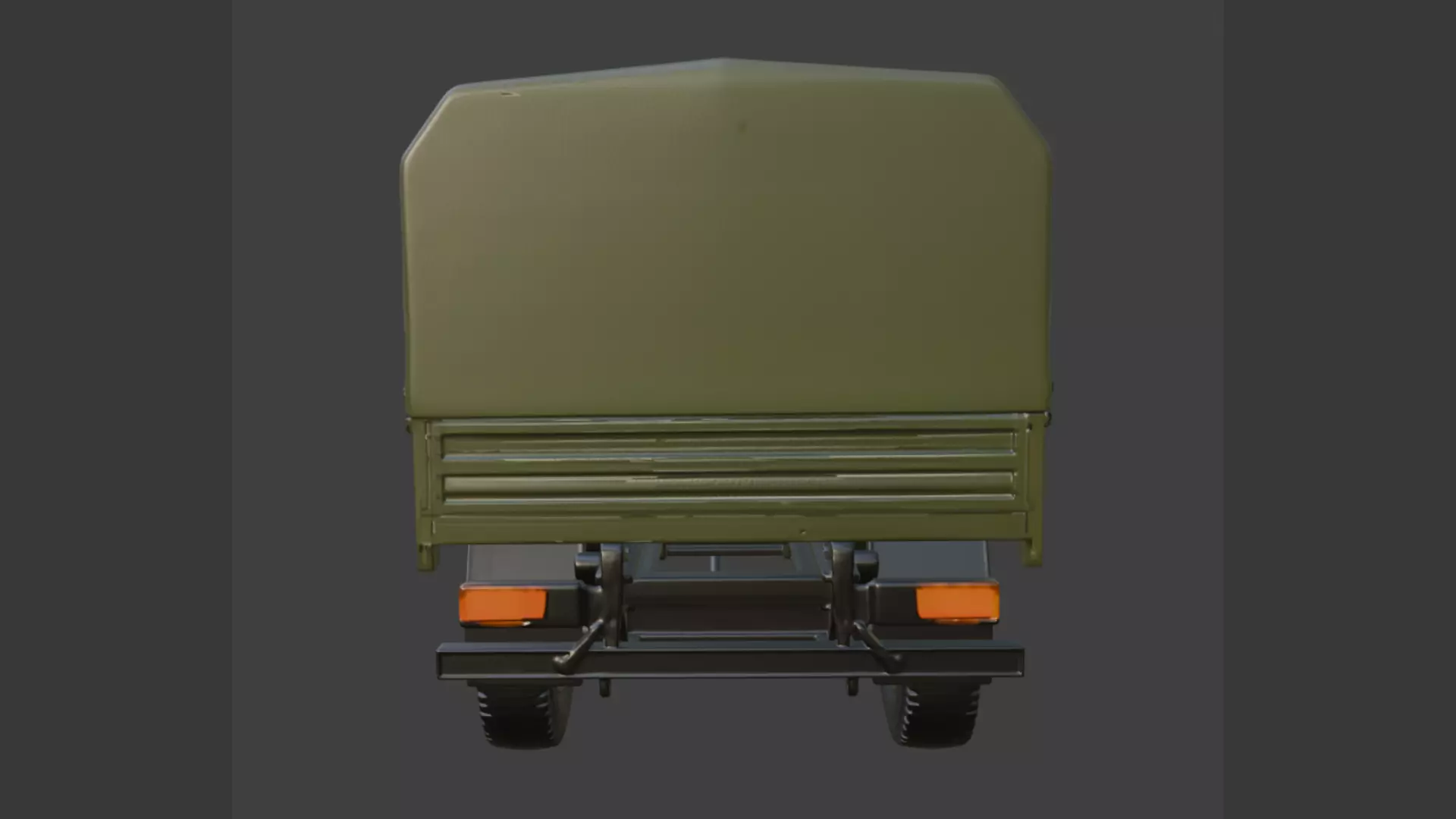 Military Truck 3D Model 3D model_4