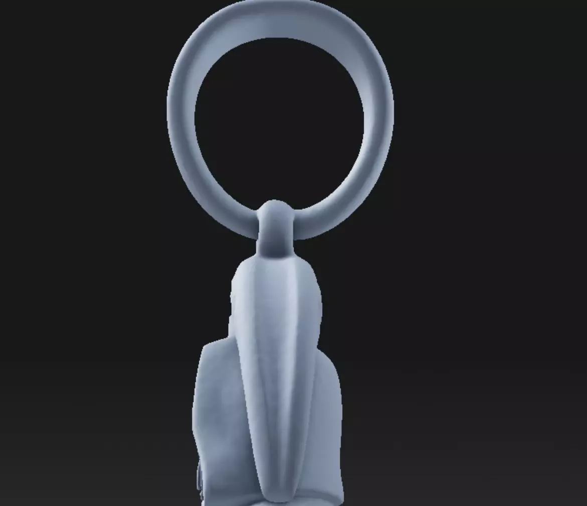 Grim Reaper pendant - resin miniature - presupported 3D print model_14