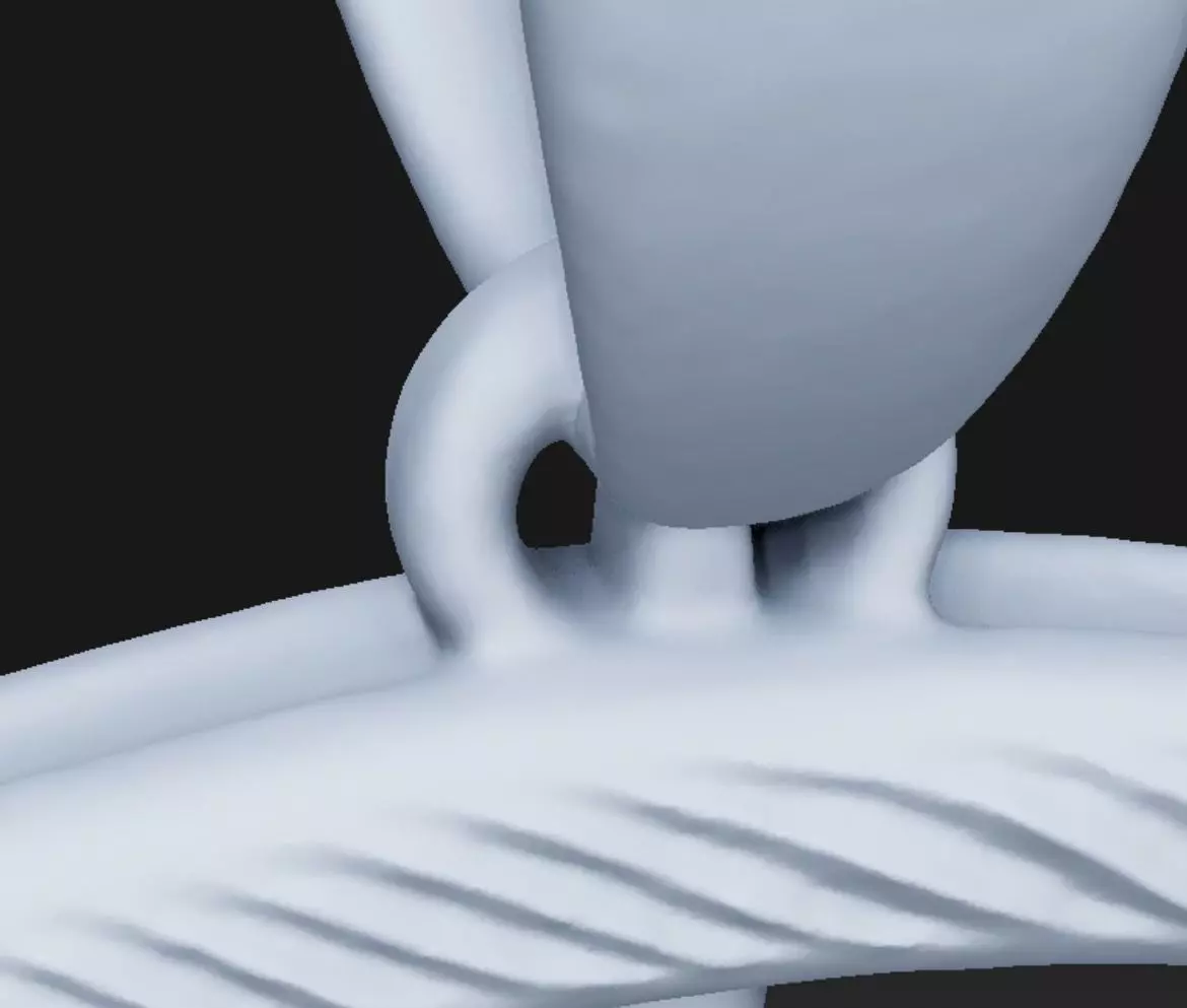 Grim Reaper pendant - resin miniature - presupported 3D print model_18