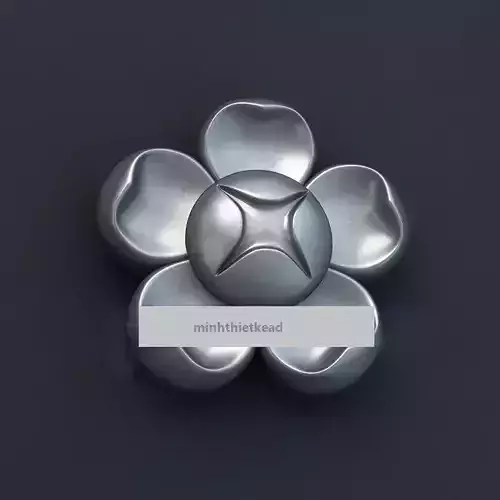 Decorative patterns CNC machine output 3D model