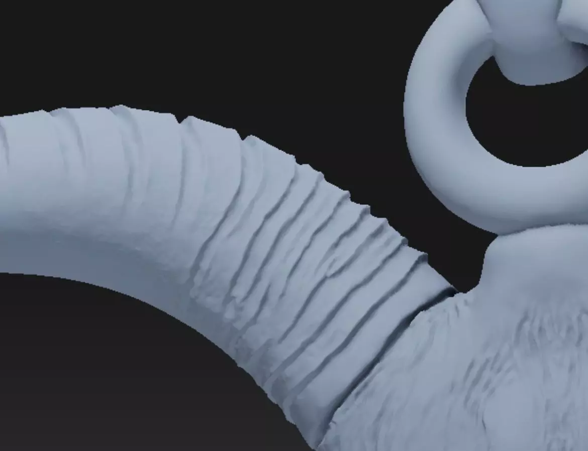 Baphomate Goat skull - resin pendant - stl 3D print model_11