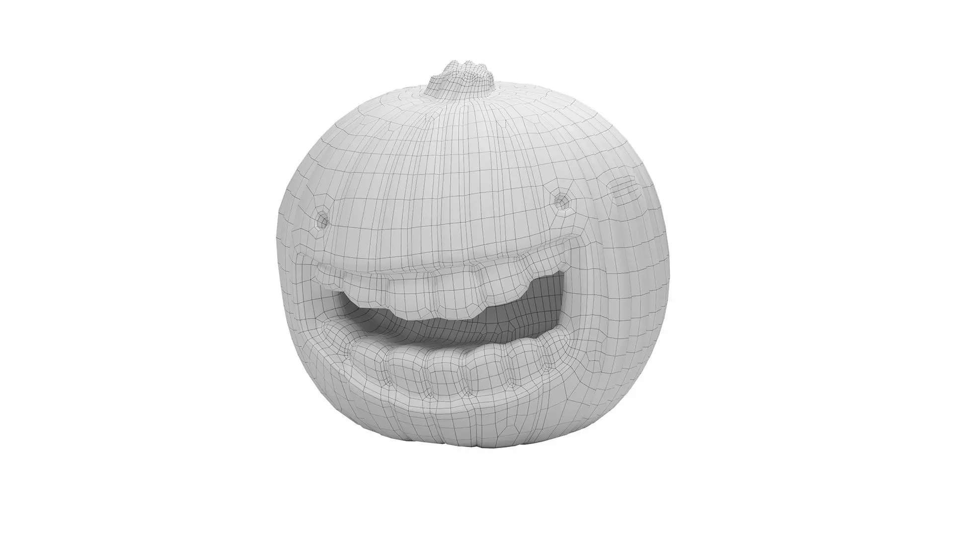 Halloween Decorative Pumpkins 01 3D model_12