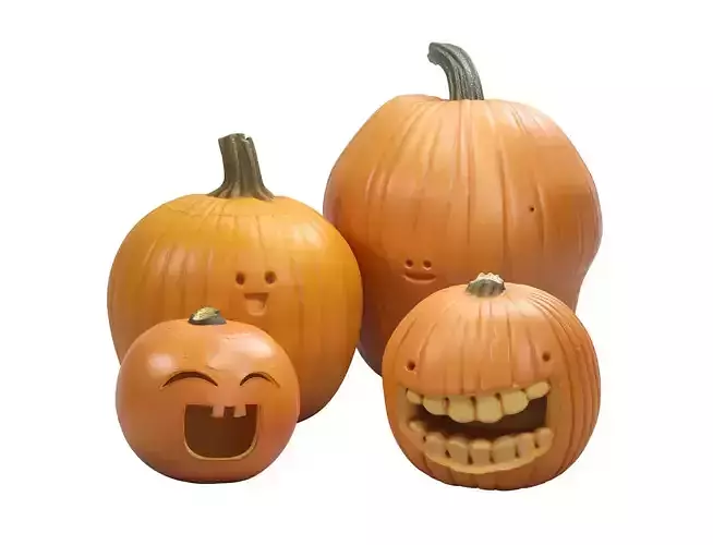 Halloween Decorative Pumpkins 01