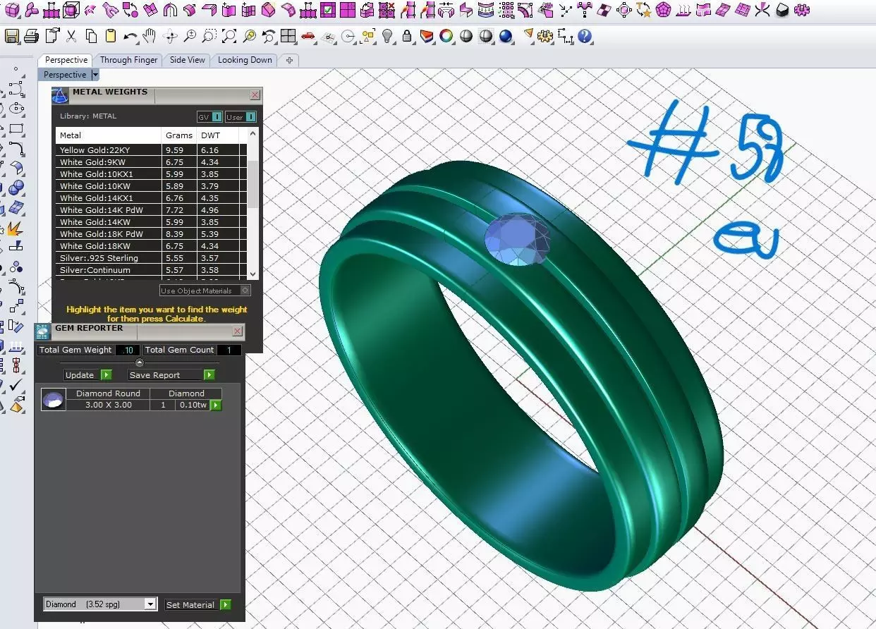 ZA004 MENRING 3D print model_8
