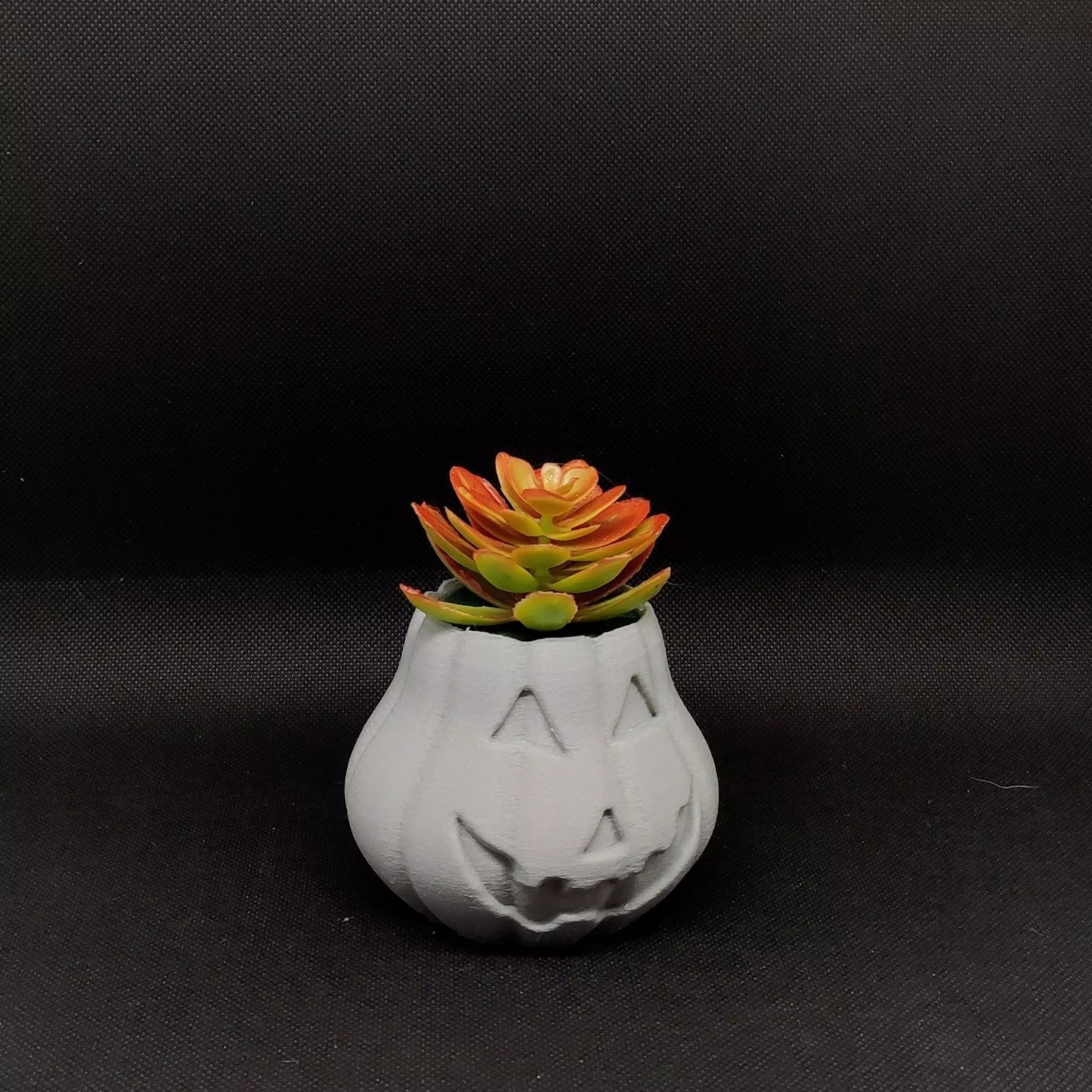 Jack O Lantern Pumpkin Planter STL Halloween Decor Digital File 3D print model_7