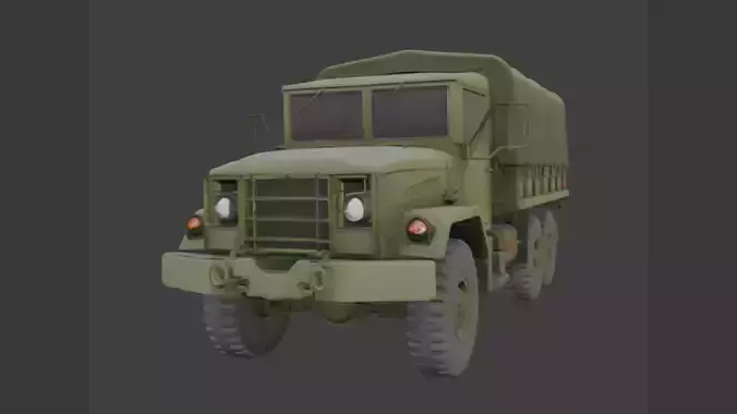 Military Cargo Truck 3D Model 3D model Military Cargo Truck 3D Model 3D model