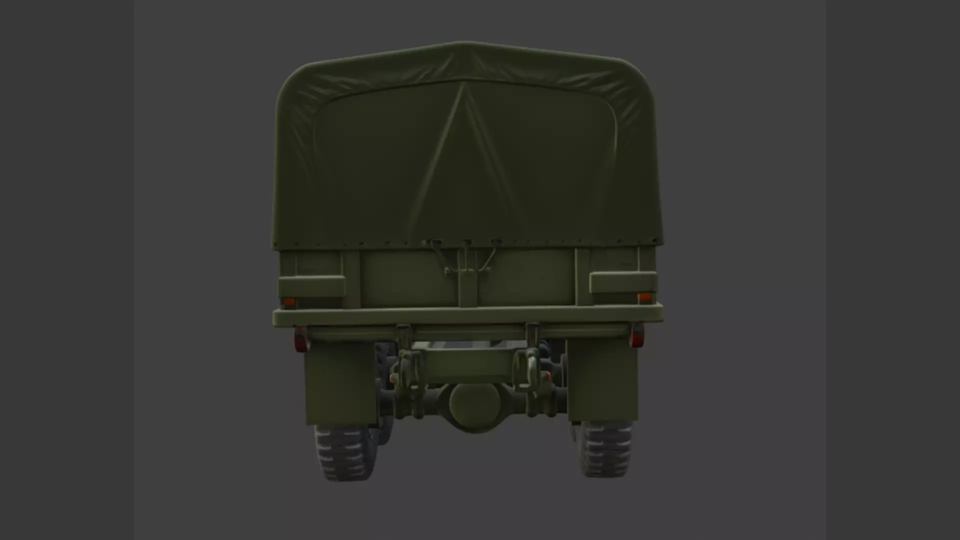 Military Cargo Truck 3D Model 3D model_3