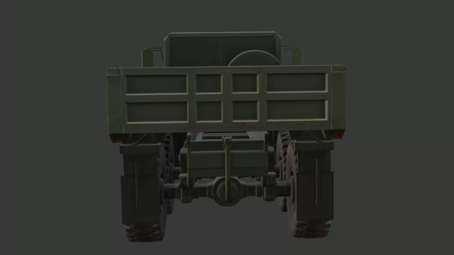 Military Cargo Truck 3D Model 3D model_4