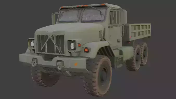Military Cargo Truck 3D Model 3D model Military Cargo Truck 3D Model 3D model