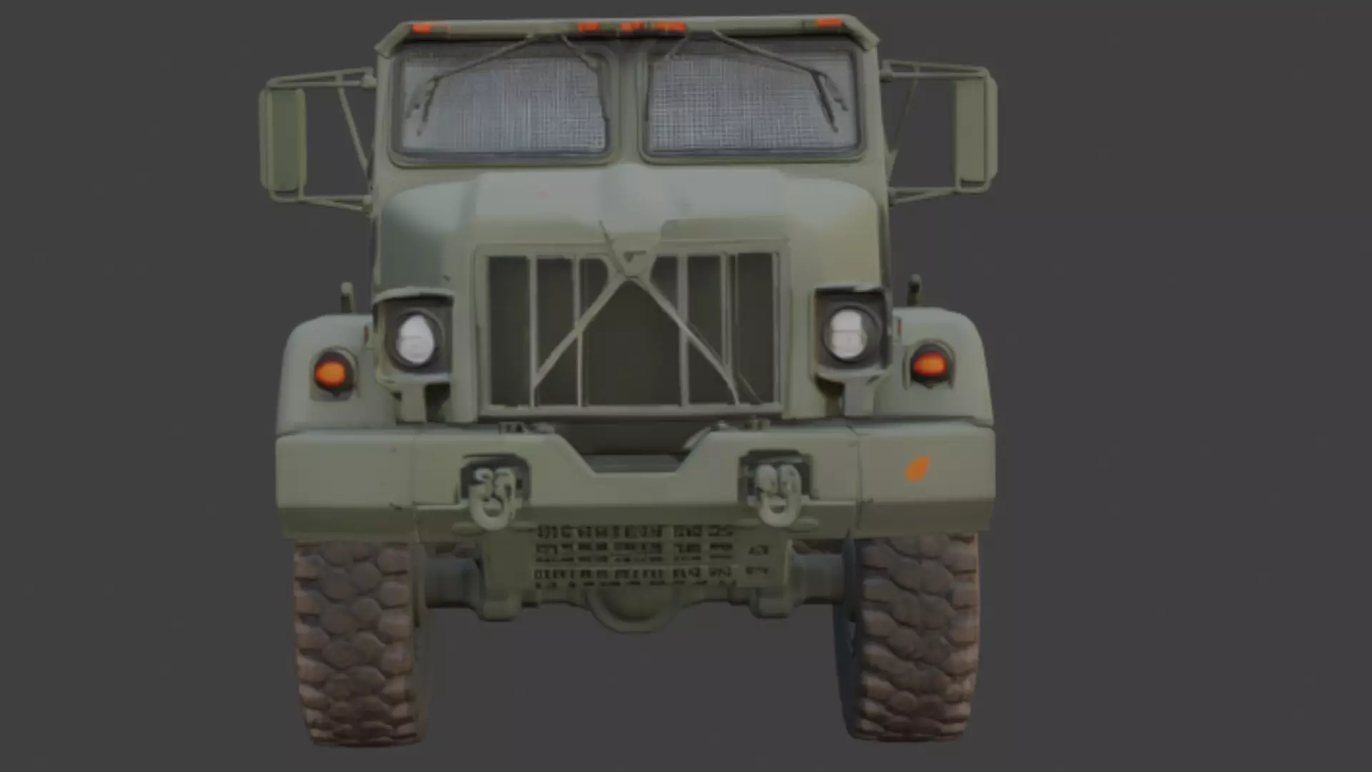 Military Cargo Truck 3D Model 3D model_7