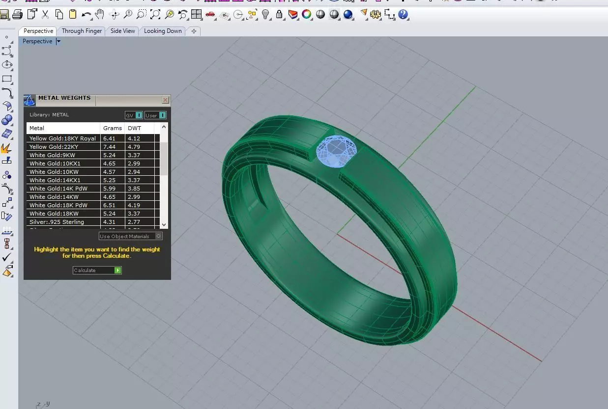ZA006 MENRING 3D print model_6