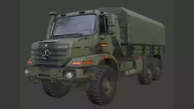 Military Truck 3D Model 3D model Military Truck 3D Model 3D model