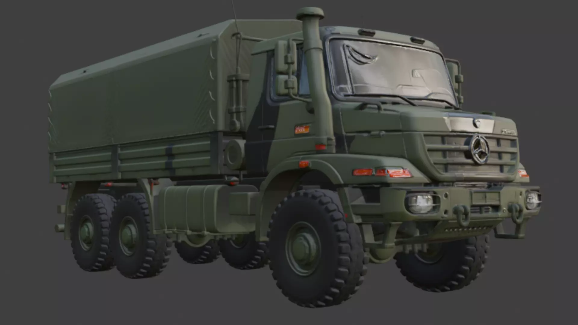 Military Truck 3D Model 3D model_6