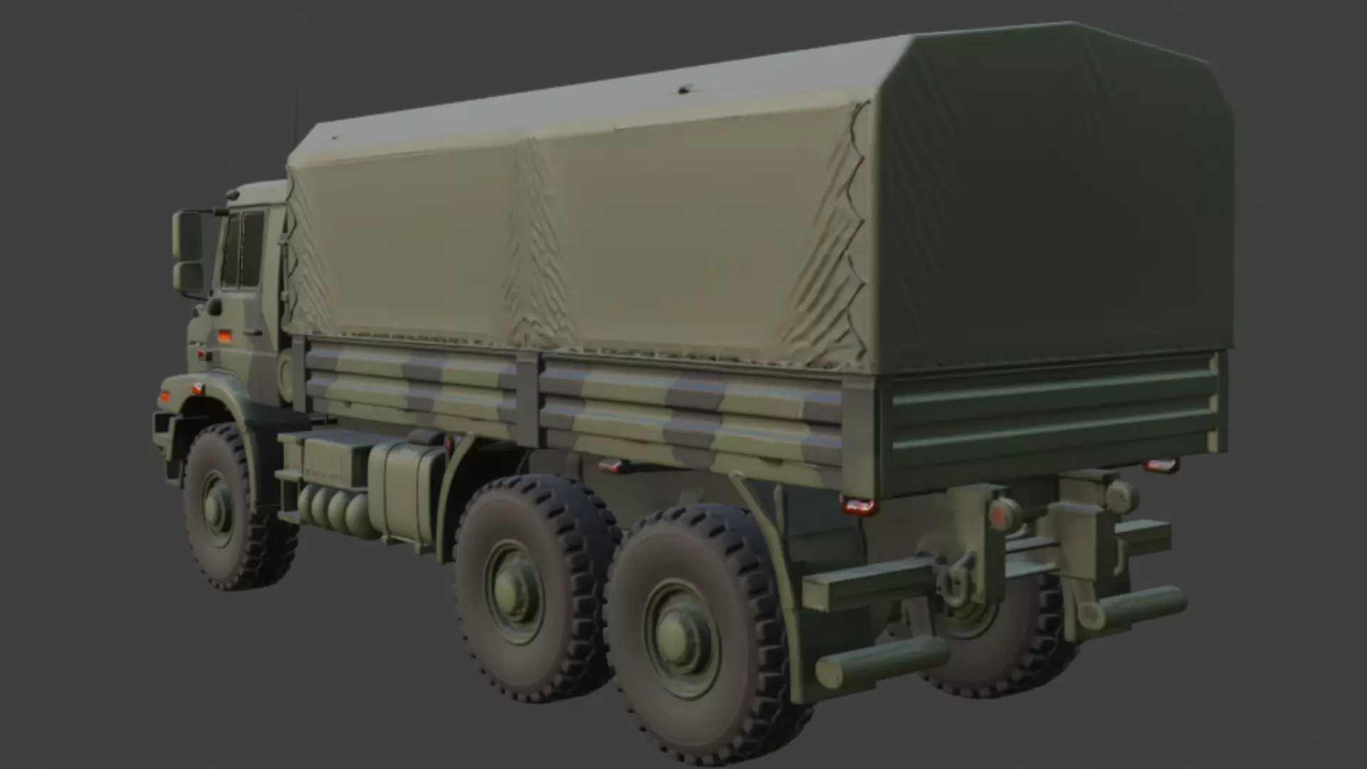Military Truck 3D Model 3D model_2