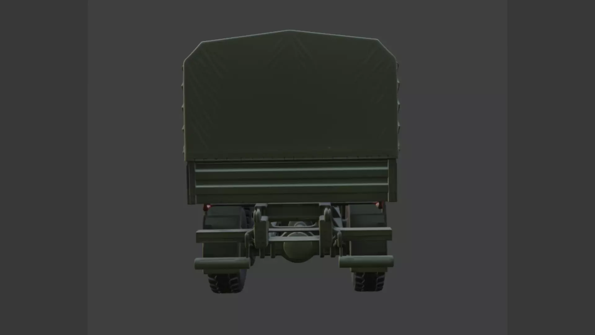 Military Truck 3D Model 3D model_3