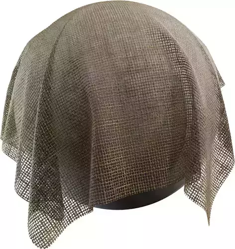 Rustic Jute Mesh Fabric Texture PBR