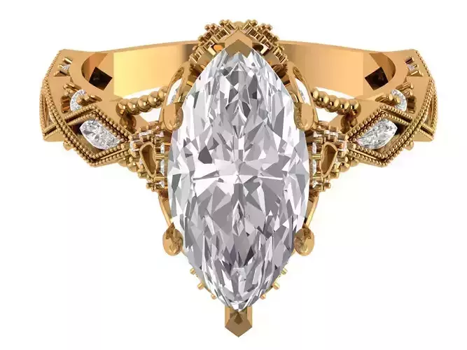 Marquise Engagement Ring