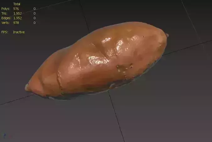 Patato M08 Low-poly 3D model 3