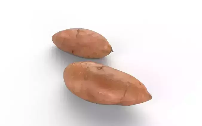 Patato M08 Low-poly 3D model 5