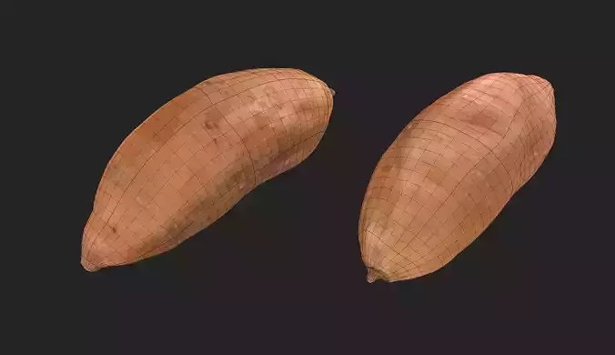 Patato M08 Low-poly 3D model 7