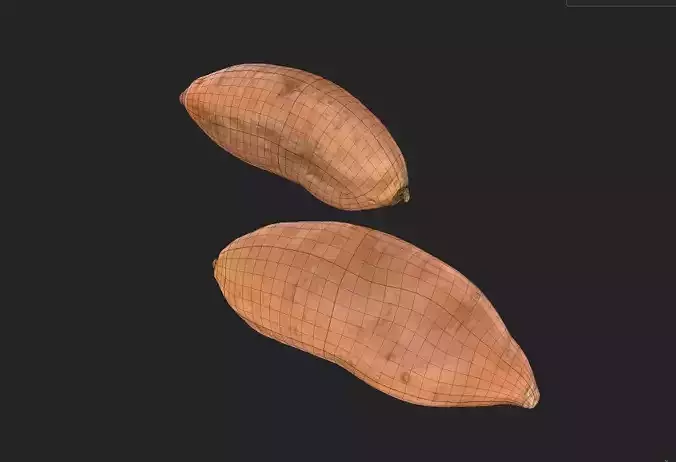 Patato M08 Low-poly 3D model 2