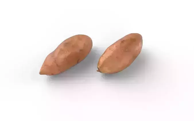 Patato M08 Low-poly 3D model 4