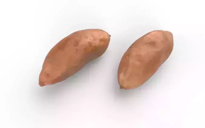 Patato M08 Low-poly 3D model 6