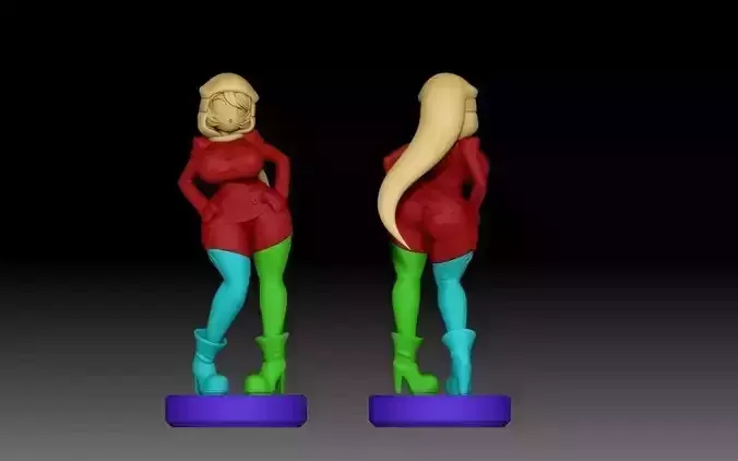 Shy Gal NSFW 3D Print STL 3D print model