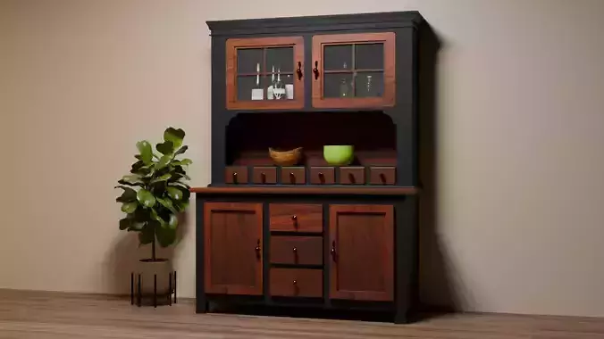 Bold Design Farmhouse Hutch