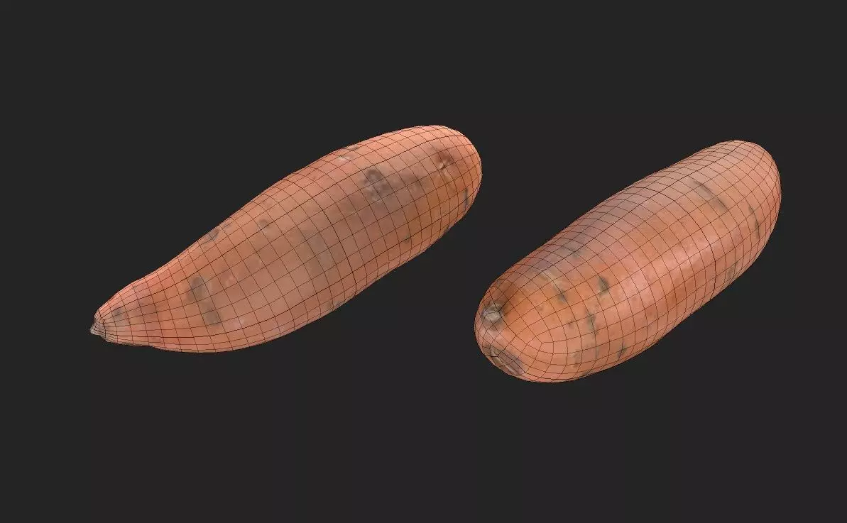 Patato M09 Low-poly 3D model_6