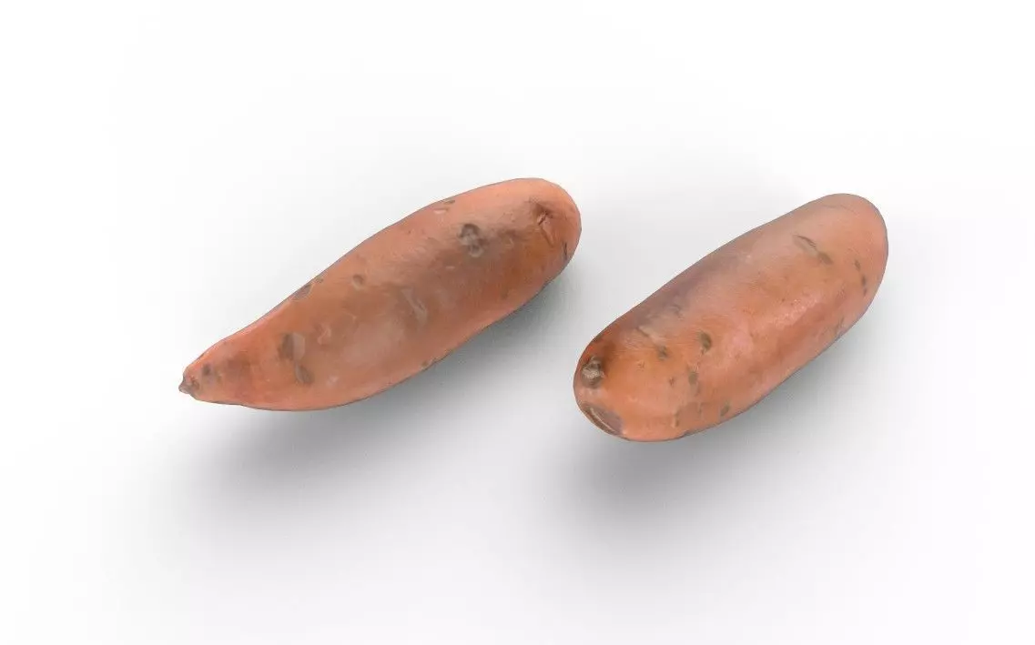 Patato M09 Low-poly 3D model_5