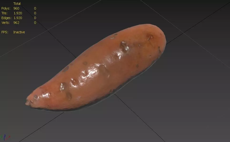 Patato M09 Low-poly 3D model_2