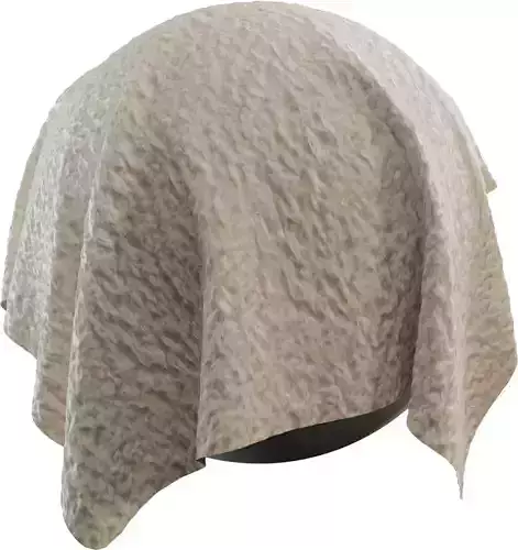 Sherpa Fleece Fabric Texture PBR 