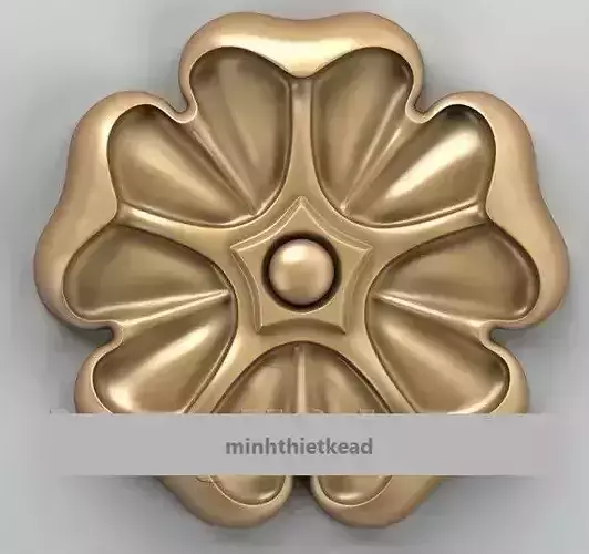 Decorative patterns  CNC machine output 3D model