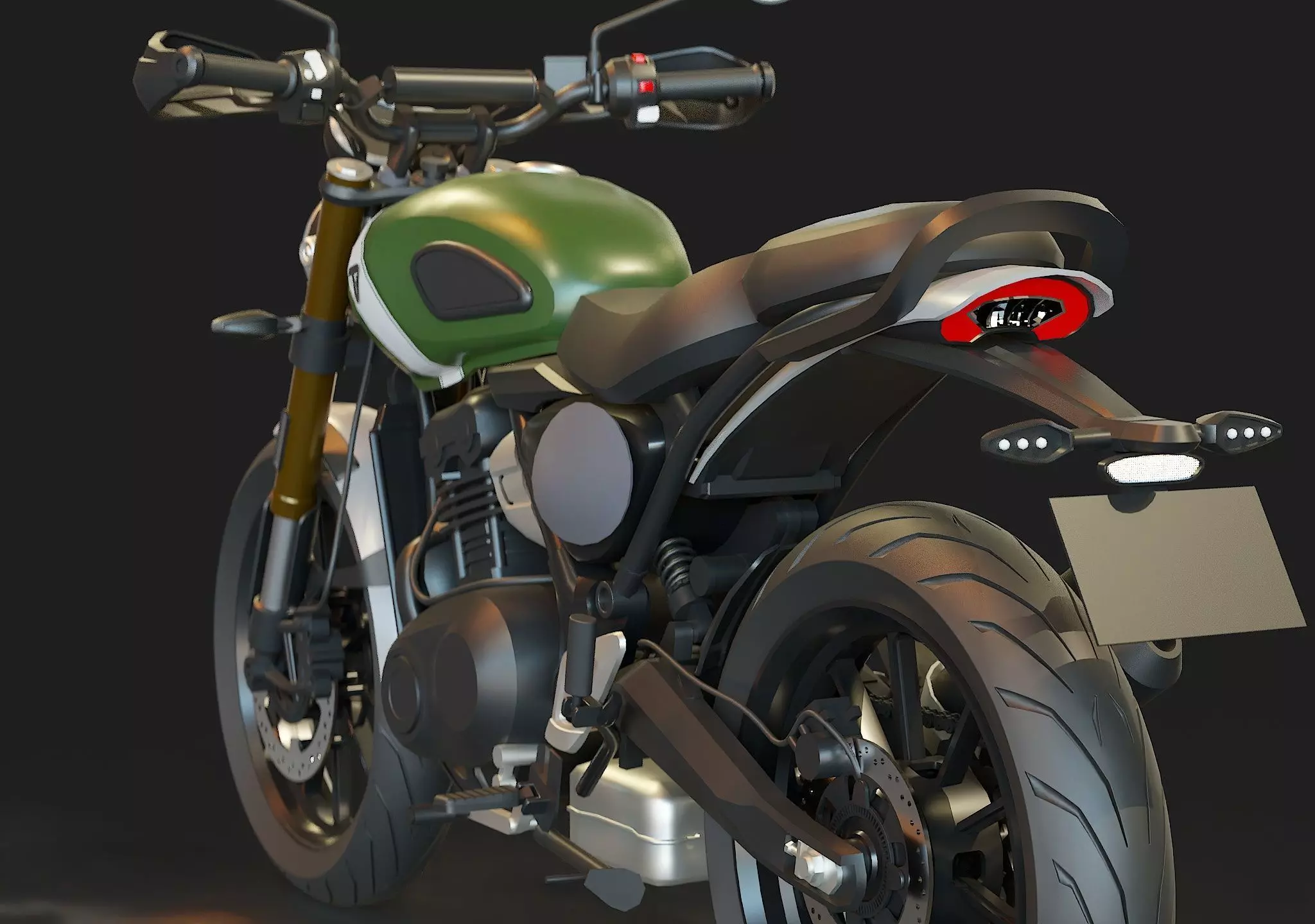 Base model Triumph Scrambler 400 X 2024 3D model_11