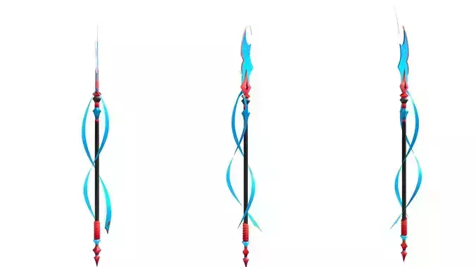 Sci-Fi Sword 3D Model 3D model