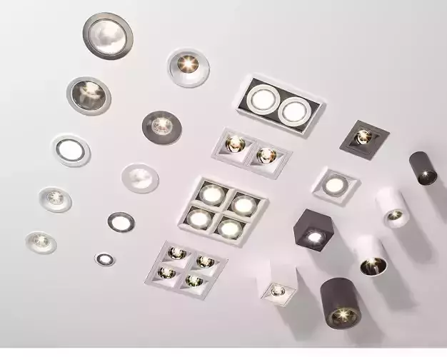 Modern downlights-spotlights-track lights