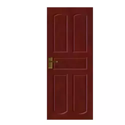 Porta classica lignea realistic wooden door 3D model 3D model